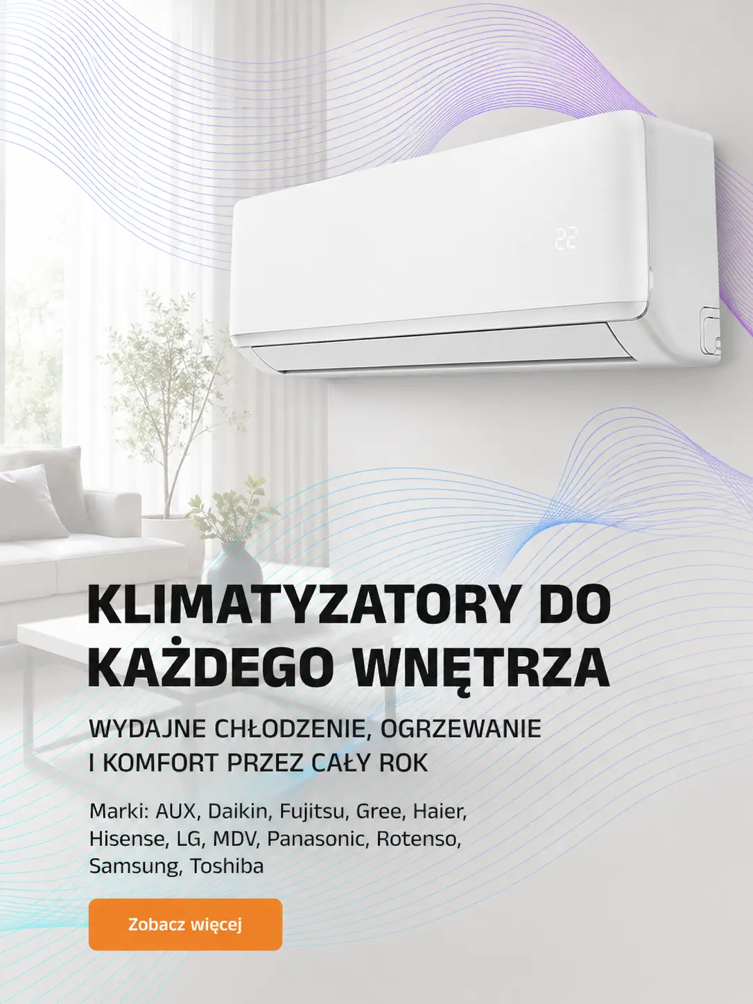 Klimatyzatory ścienne