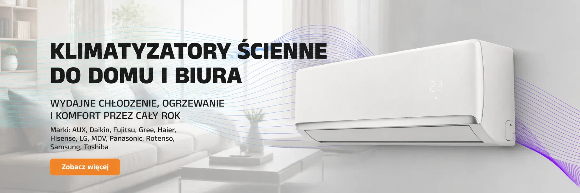 Klimatyzatory ścienne